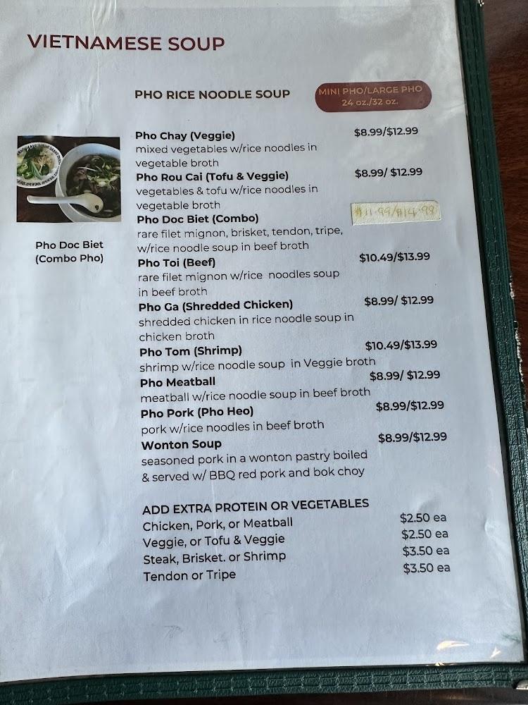 Saigon Flavor Menu image 1