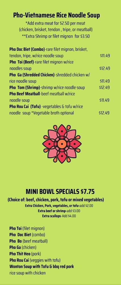 Saigon Flavor Menu image 4